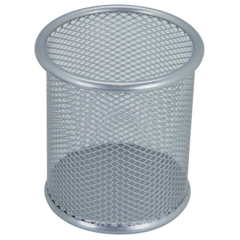WESTCOTT porte-stylos fil métallique, argent, rond, diamètre 90 mm